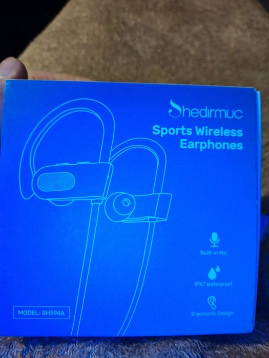 Mpow Flame S Headphones Earbuds Sport Ear Hook APTX HD Qualcomm - BH088A Red