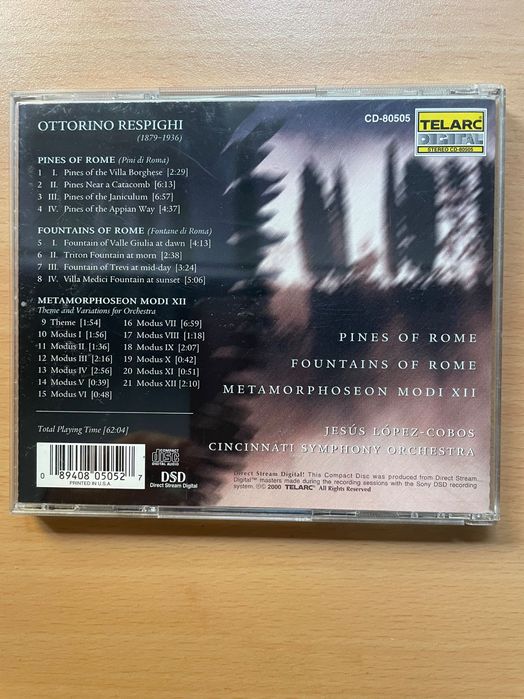 CD Respighi, López-Coboz, Cincinnati Symphony Orchestra