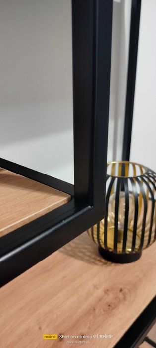 Konsola Regał Loft Półki Nowy