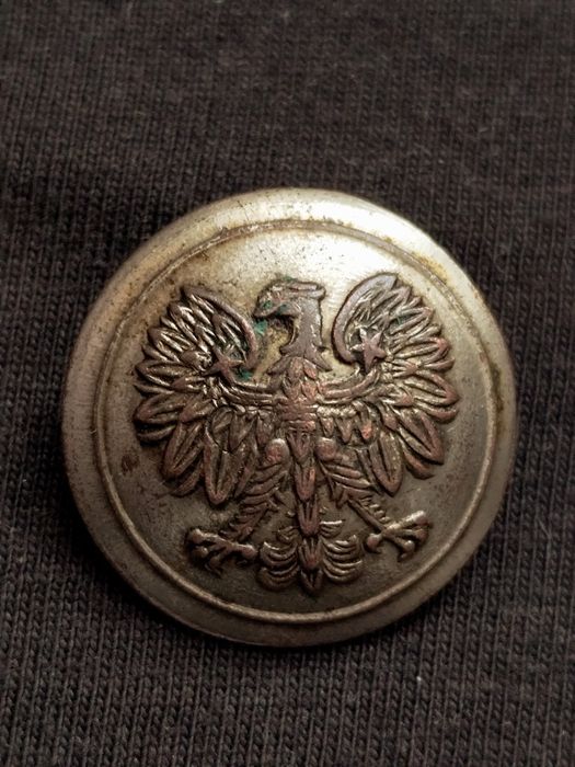 Polski guzik wojskowy duży