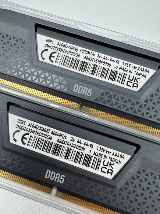 Pamięć RAM Corsair Vengeance Grey DDR5 DIMM 2×16GB 6000MHz XMP/EXPO