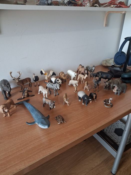Schleich, animais de brincar,