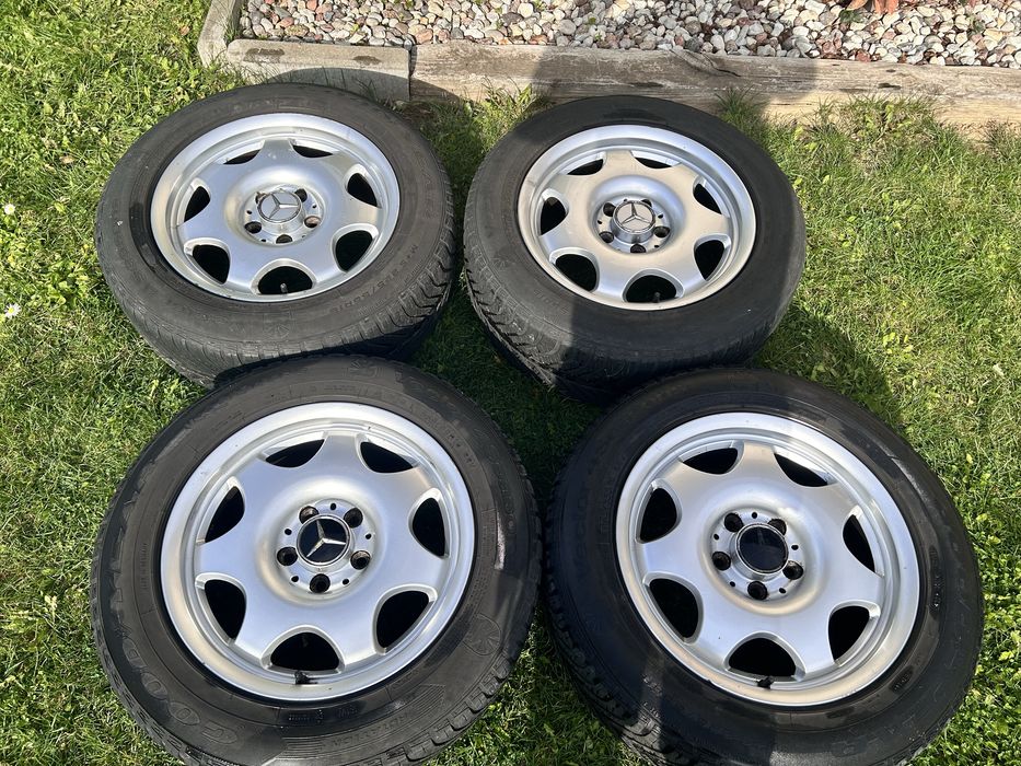 Koła 16" Alufelgi Mercedes W211 Elegance A2114014302 Całoroczne Goodyear 225/55/16
