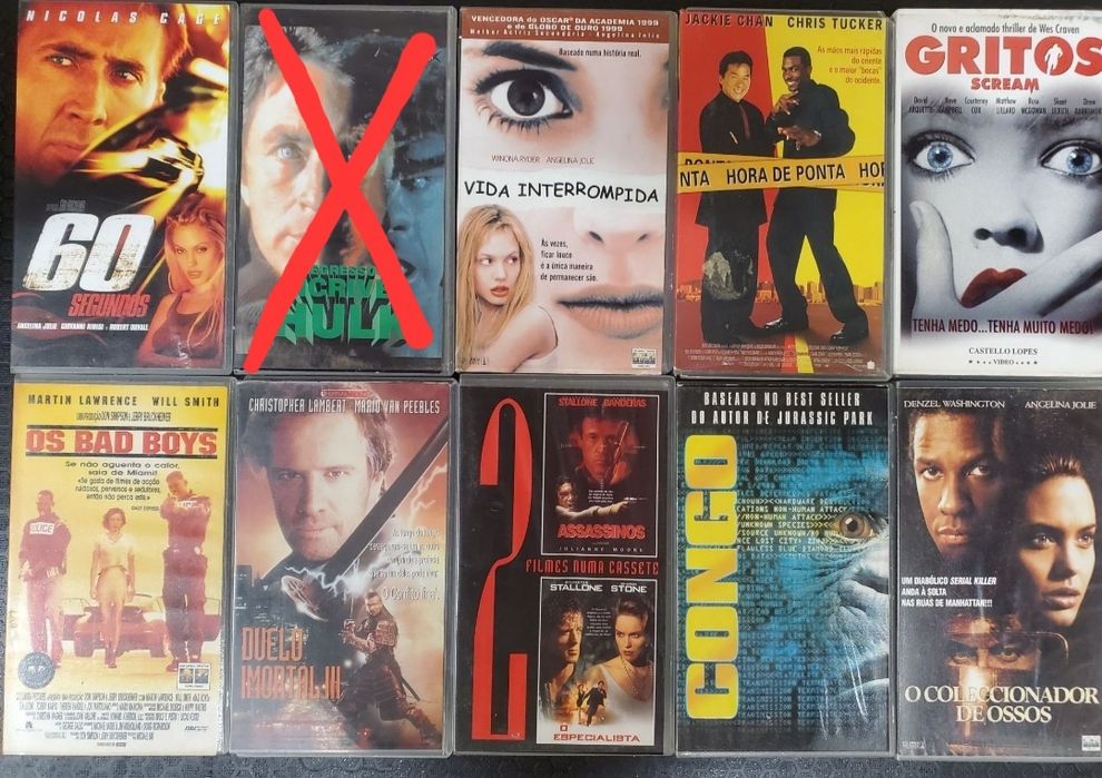 Cassetes filmes VHS