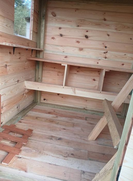 Nowy Kurnik już zaimpregnowany Dach dwuspadowy