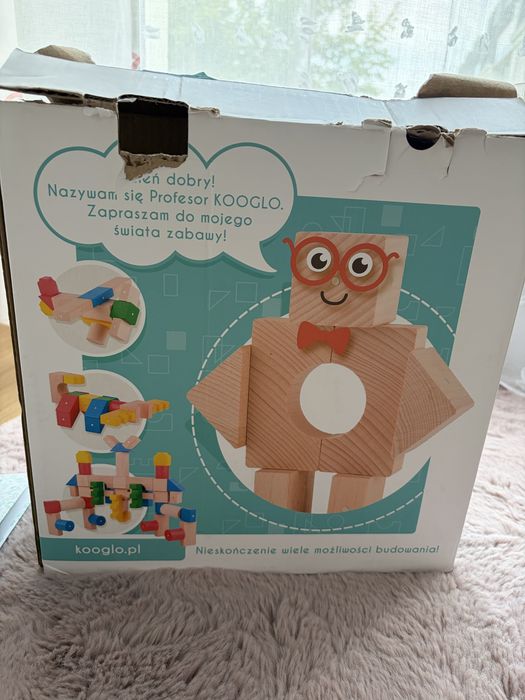 Drewniane klocki  magnetyczne Kooglo 98 szt