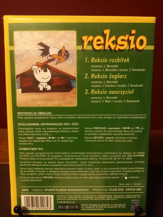 Bajka Reksio trzy odcinki