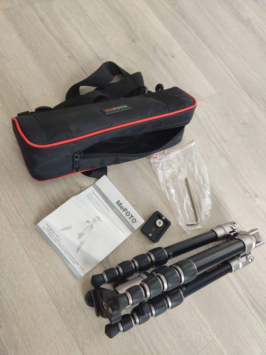Tripé MeFOTO Backpacker AO350 com Bolsa – Impecável
