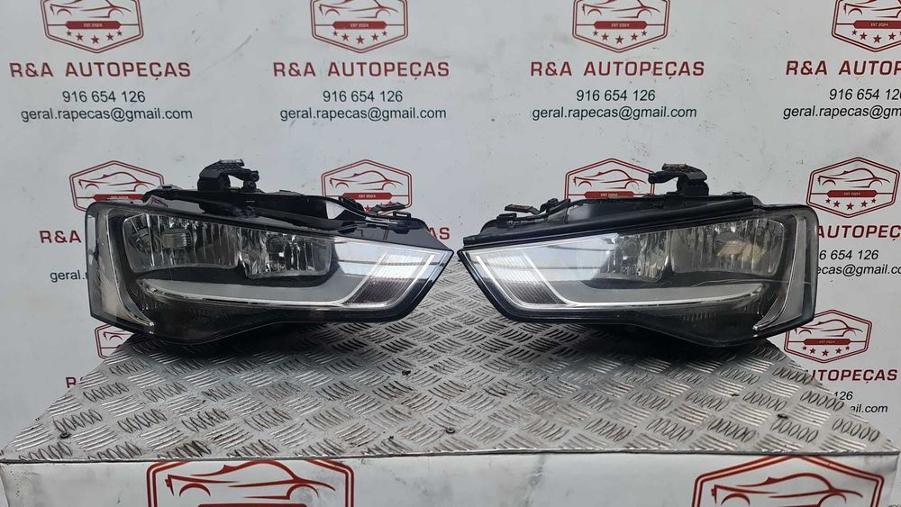 Óticas Ótica Farol Faróis Frente Frontal Direita Esquerda Audi A5 8T Facelift Original