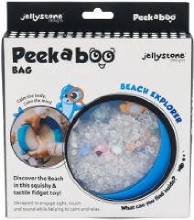 Dysk sensoryczny z figur. A-Ku-Ku! Peekaboo Plaża blister,170x205 mm