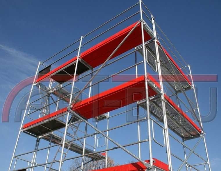 Rusztowanie Rusztowania elewacyjne PLETTAC ok. 215 m² NOWE