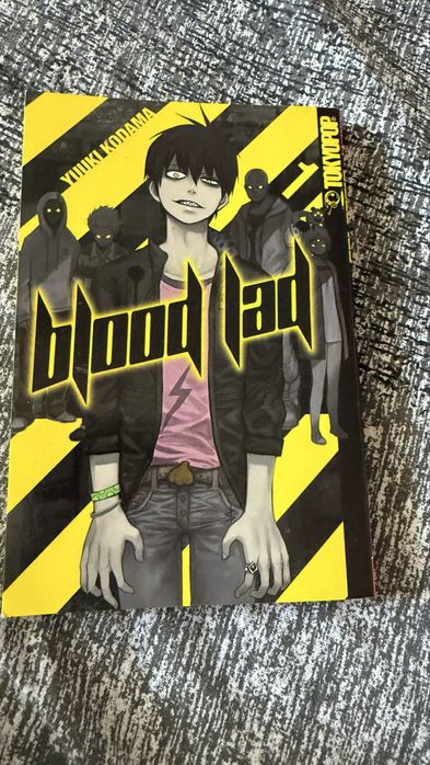 Книжка blood lad yuuki kadama tokyopop аніме