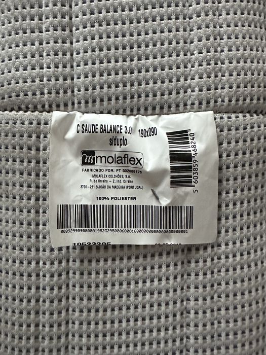 2 Colchões 190x90 Molaflex como Novos