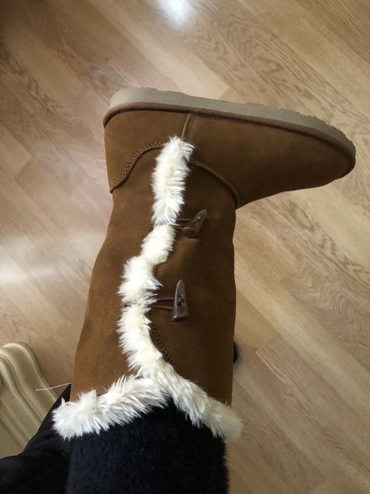 Довжина устілки 26 см ЗАМШ чоботи сапоги взуття угги черевики