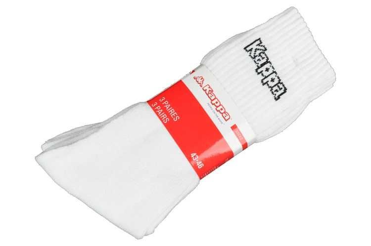 Skarpetki Kappa białe długie 3PAK r. 39-42, 43-46