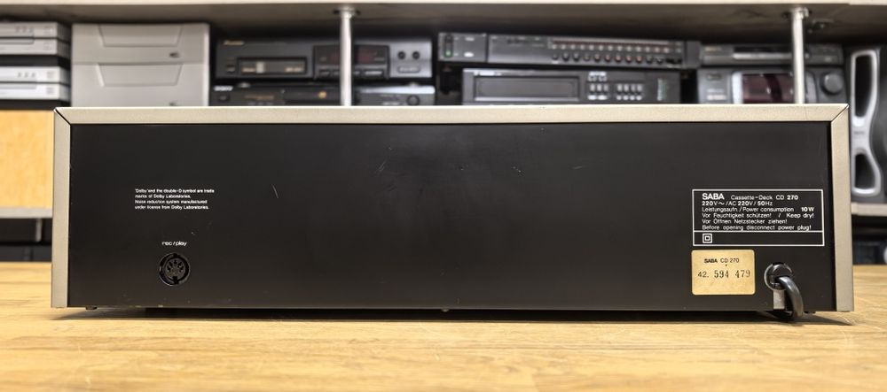 Касетний програвач Saba CD270