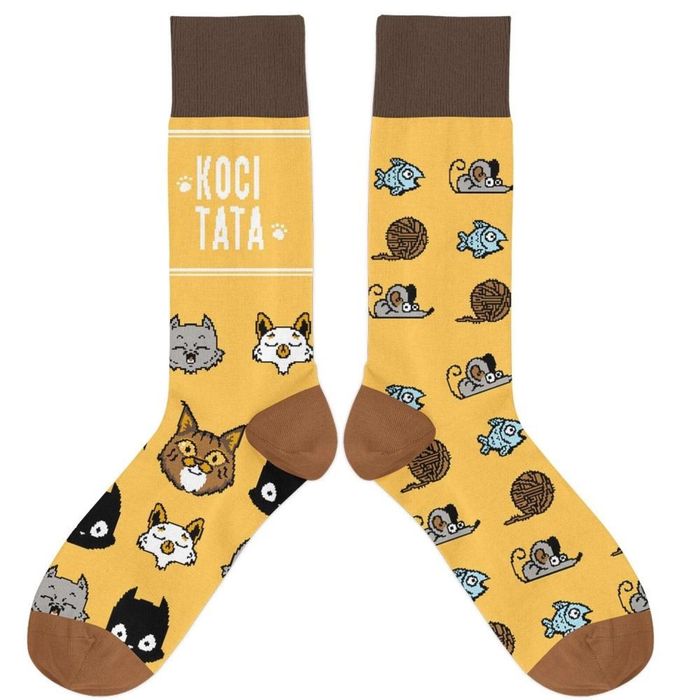 Skarpetki - Koci tata rozm. 37/41 oprawa: folia