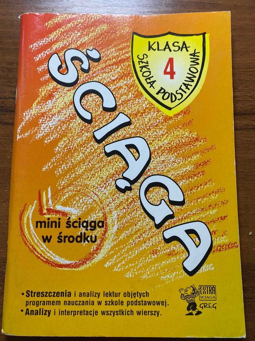 Ściąga, klasa 4 - streszczenia lektur