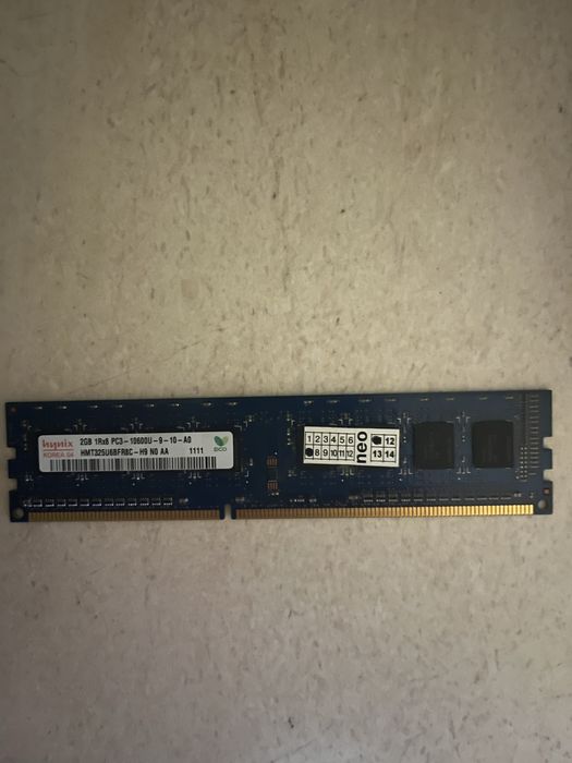 Hynix 2GB DDR3 PC3-10600 1333 MHz HMT325U6BFR8C-H9 N0 AA
