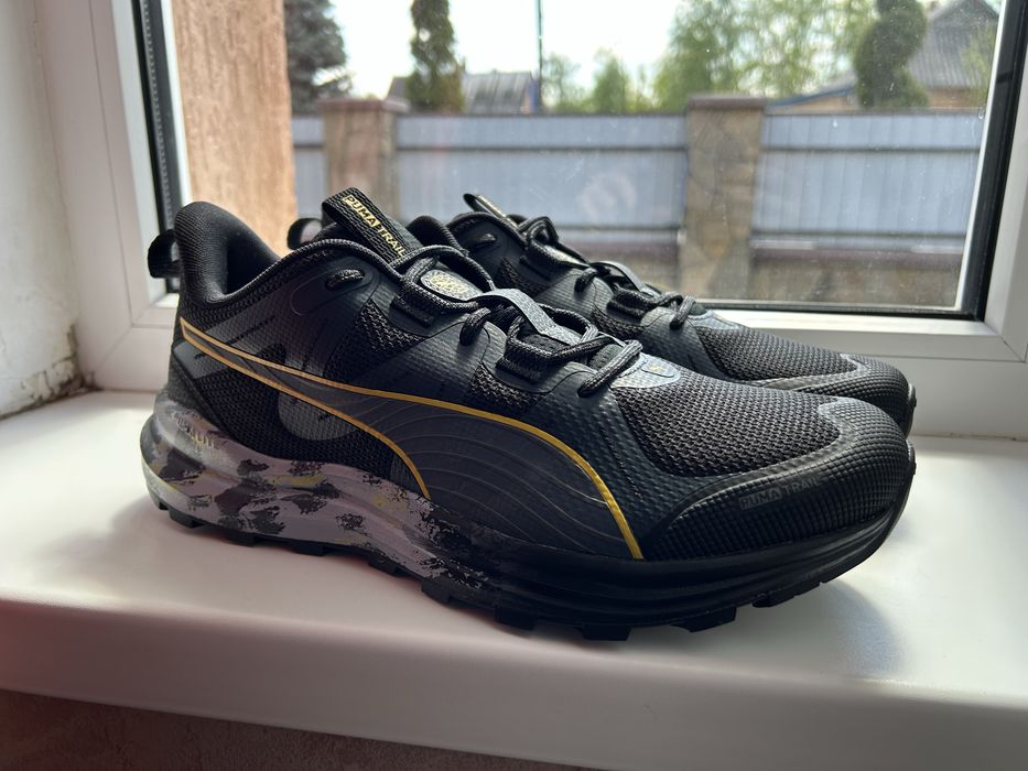 Нові Puma Trail чорні кросівки 28 см