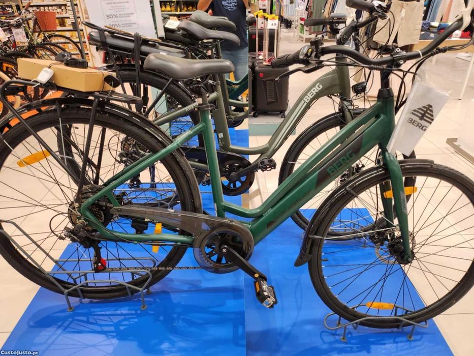 bicicleta eletrica xl marca berg nova