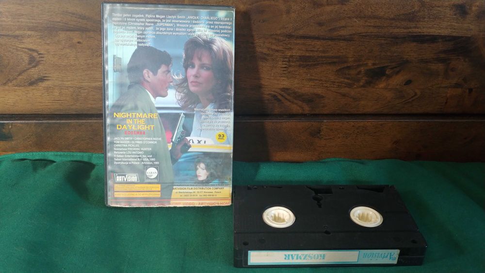 Koszmar Kaseta VHS Lektor Christopher Reeve