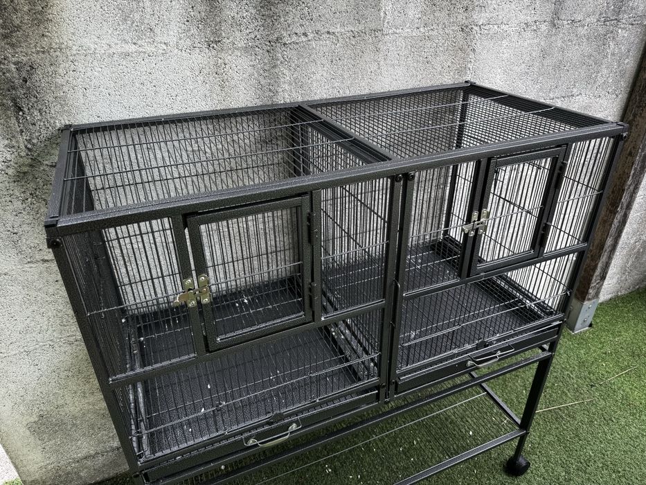 PawHut Gaiola para pássaros com rodas