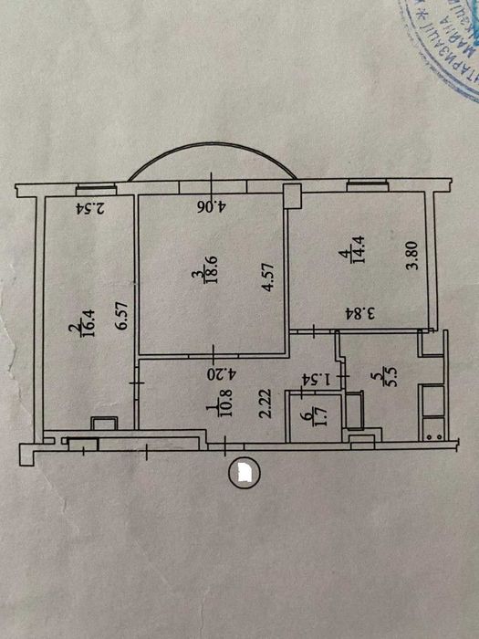 2-кімнатна квартира за адресою (площа 68,3 м²) - Atlanta.ua - фото 23