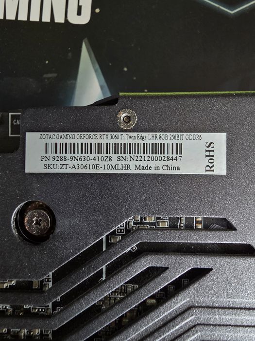 NVIDIA GeForce RTX 3060 Ti Graphics Card64738838868481122