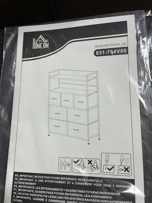 Komoda z szufladami  loft