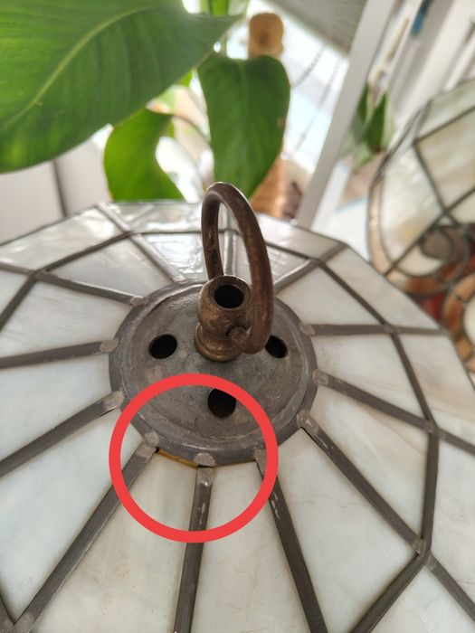 Lampa witrażowa podłogowa
