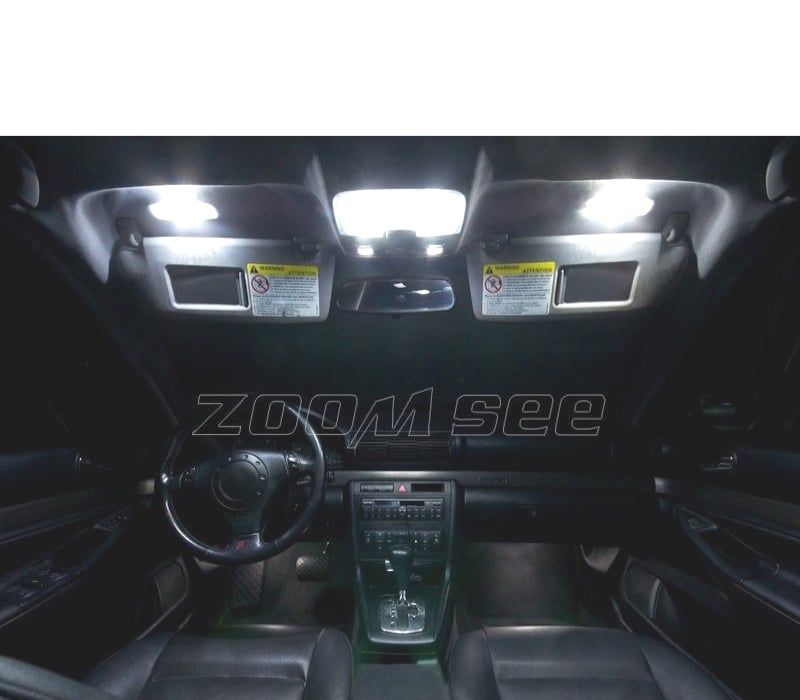 KIT COMPLETO 12 LAMPADAS LED INTERIOR AUDI A4 B5 SEDAN 96-01