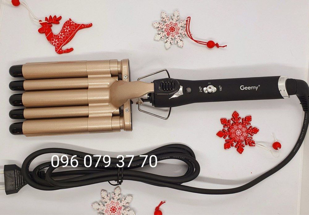 Плойка для волос пять волн Geemy GM-2933 плойка волна 17 мм