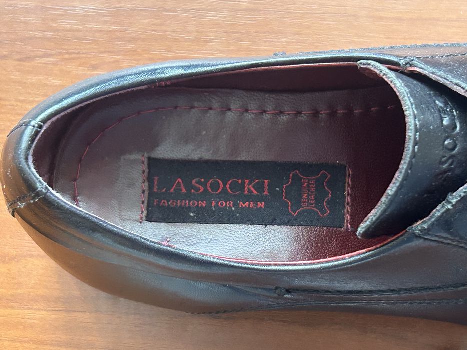 Pantofle skórzane LASOCKI rozm. ok 43