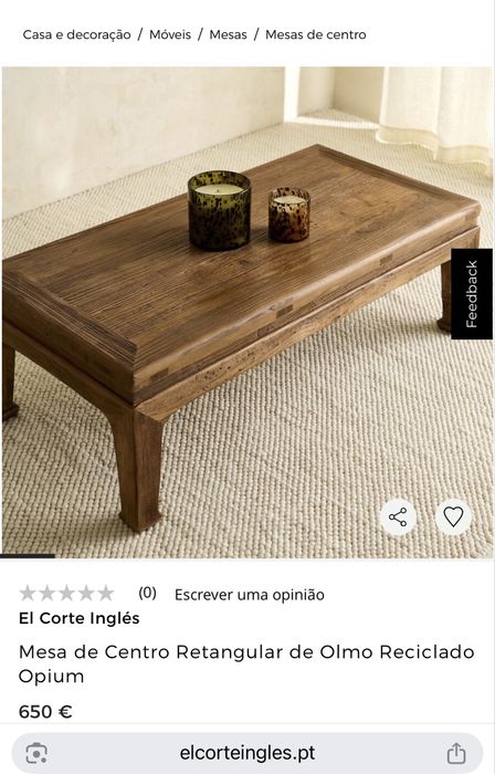 Mesa de apoio - sala