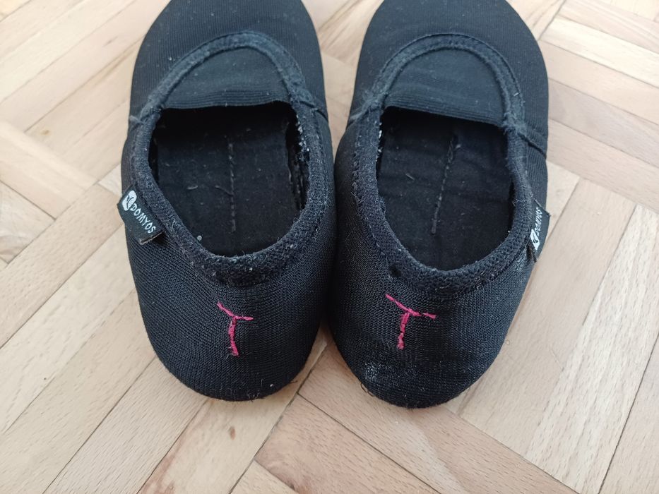 Buty do gimnastyki dziecięce Domyos (Decathlon) z tkaniny - baletki