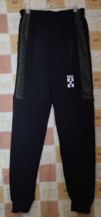 Мужские зимние теплые брюки Off White