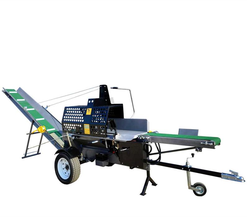 Piło łuparka kombajn łuparka spalinowa 20 ton tnie rąbie sypie