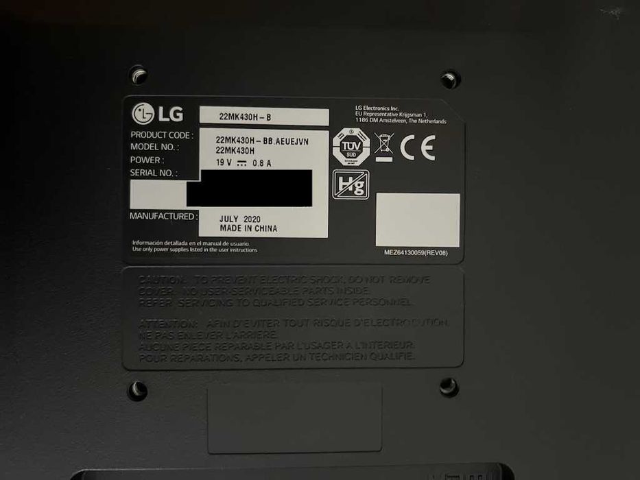 Monitor LG 22MK430H 22" IPS FullHD