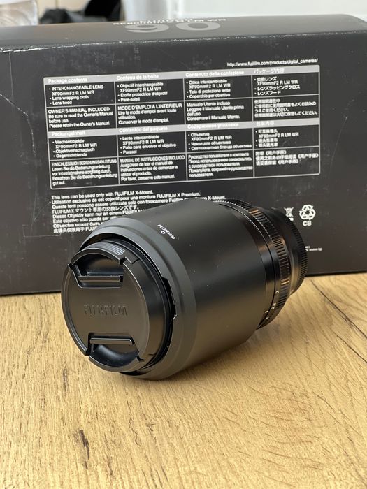 Objetiva Fujinon XF 90mm f/2 R LM WR - Estado Impecável | Com Caixa e Fatura