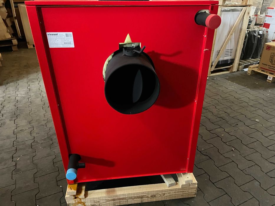 Piec na słomę i drewno TERMOMONT kocioł CO z płaszczem wodnym BTK 65kW
