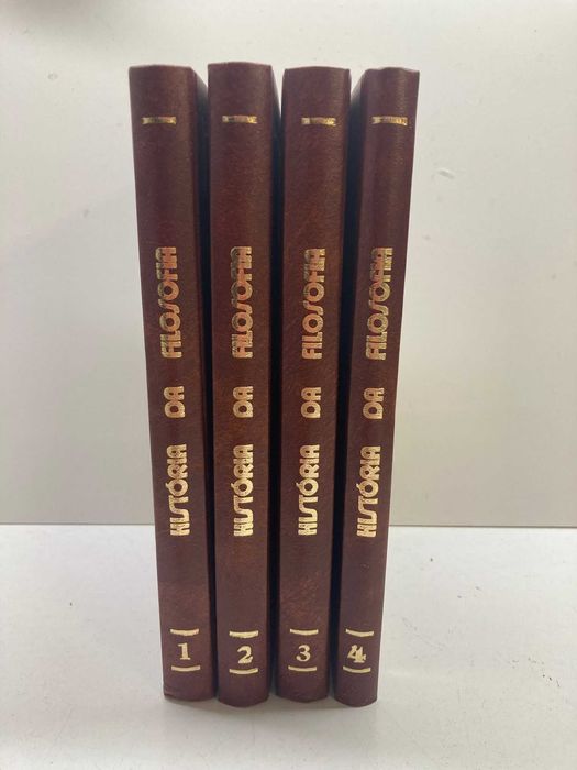 4 Volumes - História da Filosofia (ctt editorial grátis)