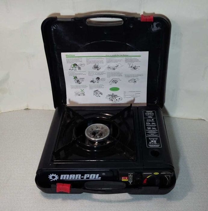 Портативная газовая плитка (под баллончики).