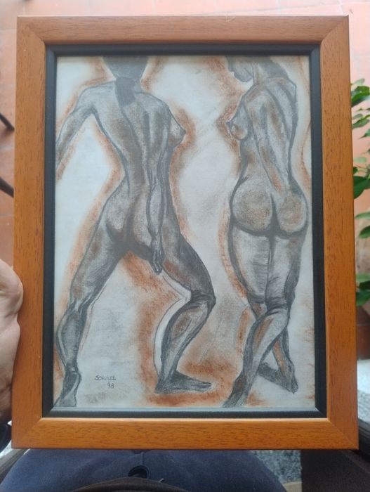 Pintura figurativa assinada