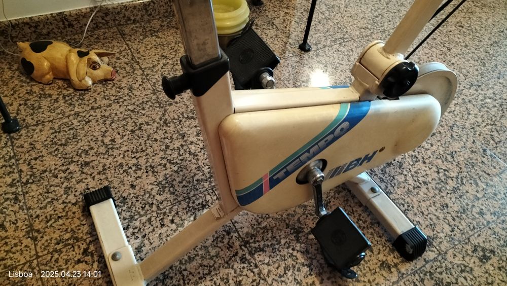 Bicicleta fixa da avó