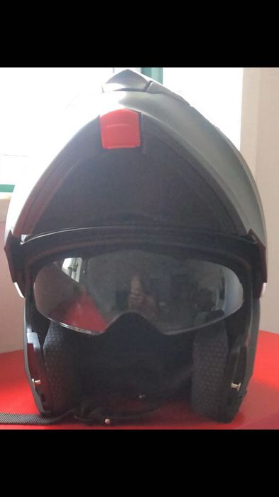 Capacete Modular MT Genesis SV Solid A6 - Verde Mate