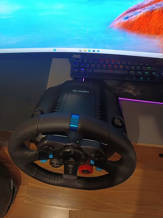 Volante gaming logitech G29 + pedais