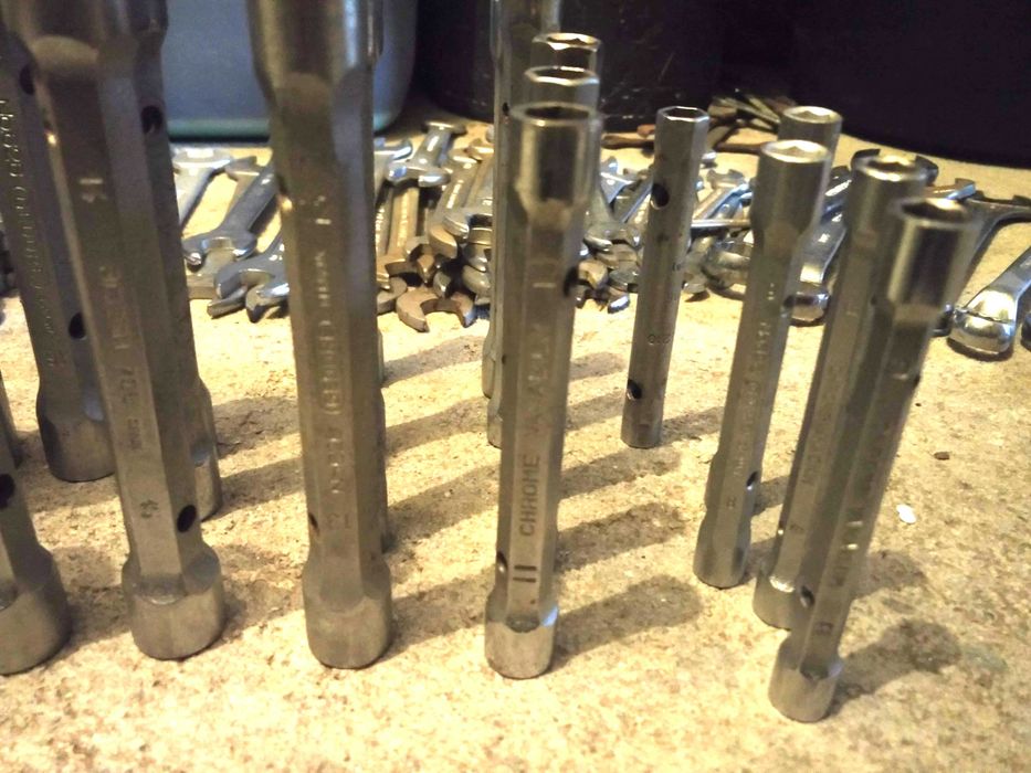 22 Chaves de Tubos ou Tubulares Cromio Vanadium