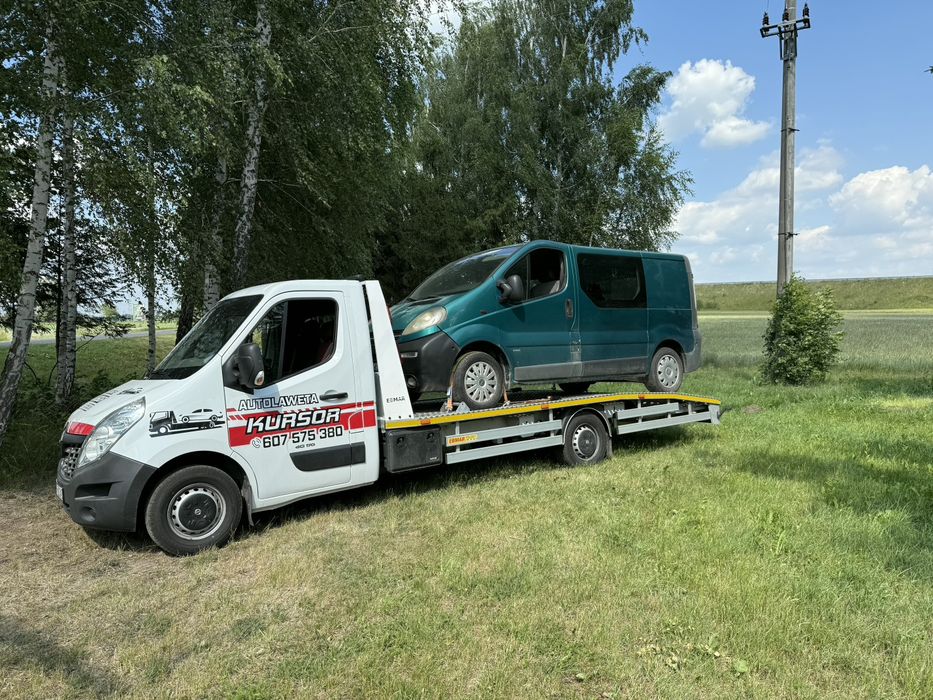 Transport autolawetą  zapraszam