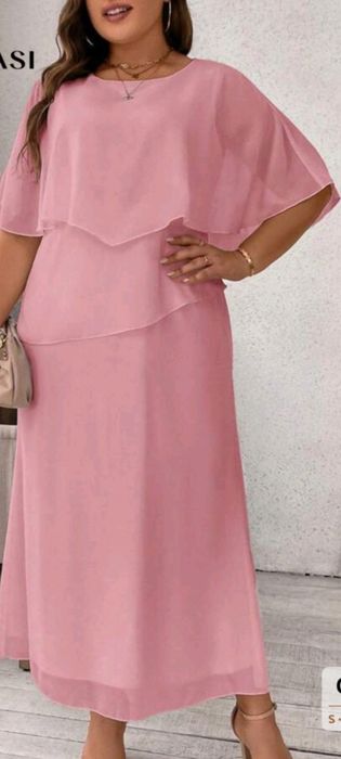 Vestido Novo cor de rosa